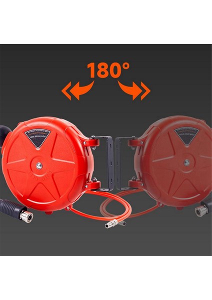 Geri Çekilebilir Hava Hortumu Makarası 10 M Duvara Monte Otomatik Geri Sarma Hava Hortumu Aleti Döner Braketli Hava Kompresörü Malzemeleri (Yurt Dışından) fırsatları