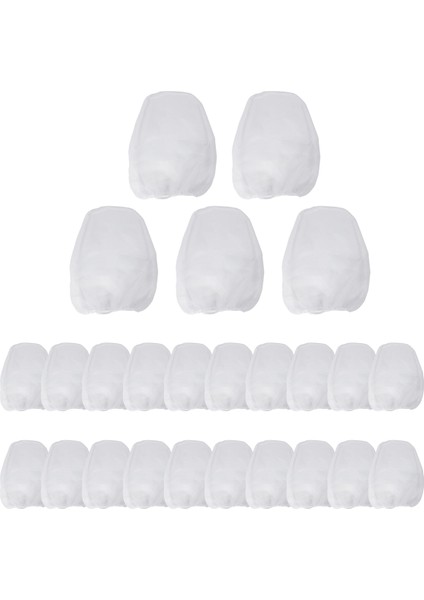 25 Adet 5 Galonluk Elastik Üst Boya Süzgeç Torbası Beyaz Ince Örgü Torba Hidroponik Boyama Bahçecilik Için Boya Filtre Torbası (Yurt Dışından)