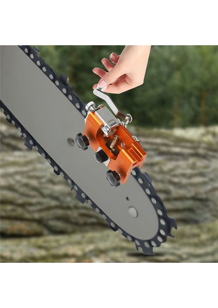 Zincirli Testere Bileme Aparatı, 4-22 Inç Zincirli Testere ve Elektrikli Testere Için 5 Çapaklı El Kranklı Zincirli Testere Bileme Kiti (Yurt Dışından) fırsatları