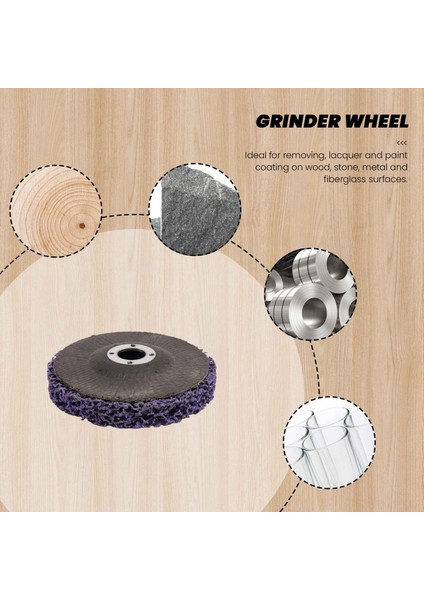 5 Adet Dayanıklı Poli Şerit Disk Tekerlek 100X16 mm Ahşap Metal Boya Pas Temizleme Temizleyici Açı Taşlama Makinesi Için Aşındırıcı Aletler (Yurt Dışından) fırsatları