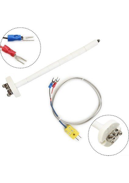 Yüksek Sıcaklık Ölçümü Için Ağır Hizmet Tipi K Termokupl Probu, 3,3 Ft Kablo, -58 Ila 2372°F (-50 Ila 1300°C) Aralığı (Yurt Dışından) indirimleri