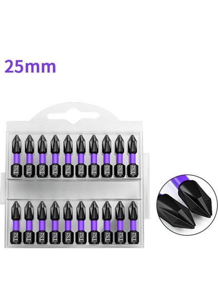 Manyetik Toplu Başlı Çapraz Tornavida Darbeli Matkap Ucu Vida 65MM (Yurt Dışından)