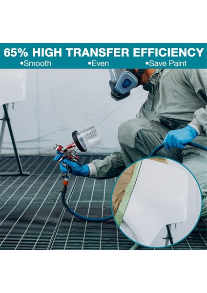 Hvlp Hava Sprey Tabancası Seti, Tek Kullanımlık Boya Haznesi, 600CC, Hava Kompresörü, Su/yağ Ayırıcı, Mobilya Kendin Yap Boyama Için (Yurt Dışından) fiyatları