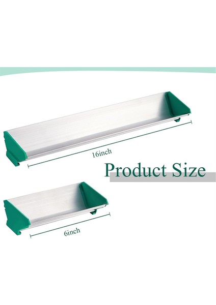 Serigrafi Baskı Kaplama Aracı Için 2 Adet 6 Inç 16 Inç Çift Kenarlı Alüminyum Emülsiyon Kepçe Kaplayıcı (Yurt Dışından) fiyatları