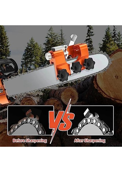 Zincirli Testere Bileyici, Zincirli Testere Bileyici Jig Zincirli Testere Bileyici Aleti 8-22 Inçlik Zincirli Testereler Için Uygundur (Yurt Dışından) fırsatları