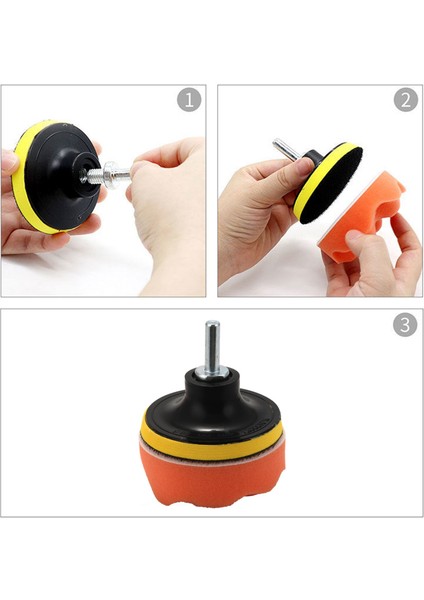 Parlatma Pedi Destek Pedi Zımpara Pedi Pedleri M14 Parlatma Makinesi Için Yeni K1 Diş Çapı: 125MM (Yurt Dışından) indirimleri