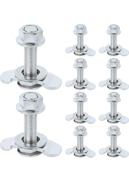 L Raylı Dişli Saplama Bağlantı Parçaları L Raylı Dişli Çift Saplamalı Bağlantı Parçası Bağlantısı, L Ray Raylarıyla Kullanılır, Gümüş (Yurt Dışından)