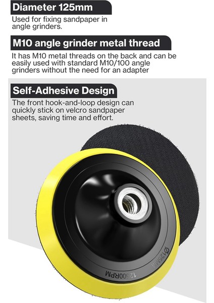 Inç Cırt Cırt Zımpara Diskleri, 70 Adet Zımpara Kağıdı Son Işlem Diski 40, 60, 80, 120, 180, 240, 320, 600 Kum 3/8 Inç Dişler (Yurt Dışından) indirimleri