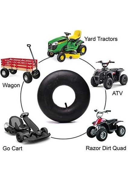 Iki Adet 15X6.00-6 Çim Lastiği Iç Lastiği 15X6X6 TR13 Çim Biçme Traktörü Lastiği (Yurt Dışından) indirimleri