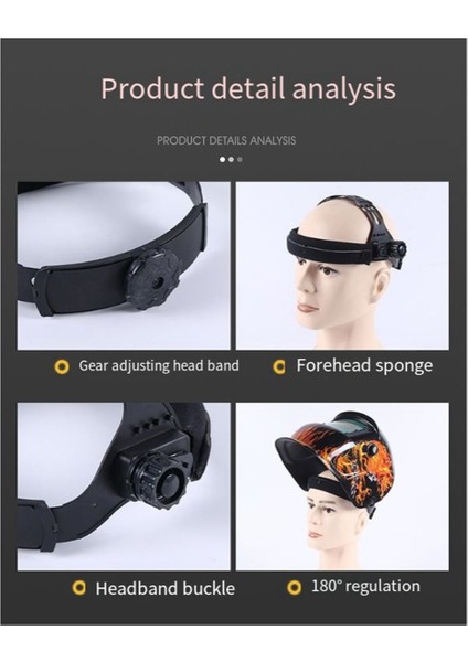 Kaynak Kaskı Güneş Enerjili Otomatik Renk Değiştiren Başlıklar Monte Edilmiş Kaynak Kaskı Yüksek Sıcaklık Koruması (Yurt Dışından) fiyatları