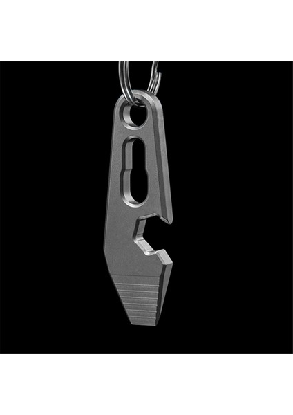 Tc4 Titanyum Alaşımlı Levye Şişe Açacağı Altıgen Anahtar Açık Hava Aletleri Çok Işlevli Kamp Malzemeleri (Yurt Dışından) indirimleri