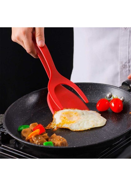 2'si 1 Arada Saplı Maşa, Kızarmış Yumurta Için Spatula Maşası, Naylon Ekmek Maşası, Pişirme Aleti, Mutfak Eşyaları (Yurt Dışından) indirimleri