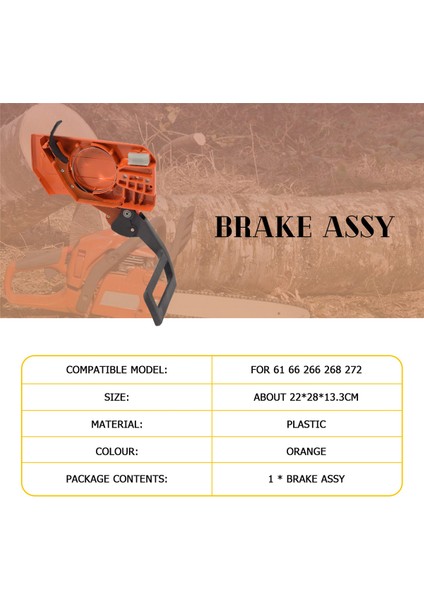 Husqvarna 61 66 266 268 272 Motorlu Testere Için Zincir Debriyaj Yan Kapak Fren Takımı (Yurt Dışından) modelleri