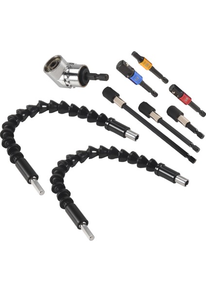 Esnek Matkap Uzatma Altıgen Şaftlı Matkap Somun Sürücü Bit Seti, Bükülebilir Matkap Ucu, Üniversal Soket Adaptör Seti (Yurt Dışından) modelleri