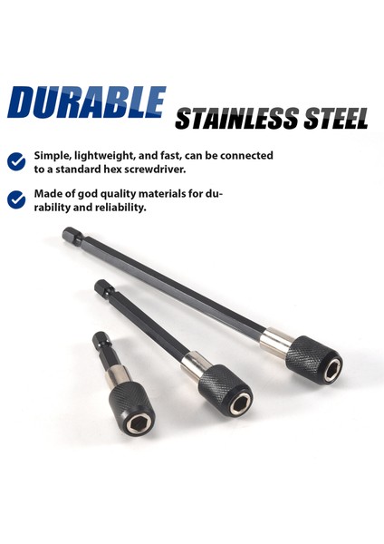 Esnek Matkap Uzatma Altıgen Şaftlı Matkap Somun Sürücü Bit Seti, Bükülebilir Matkap Ucu, Üniversal Soket Adaptör Seti (Yurt Dışından) fırsatları