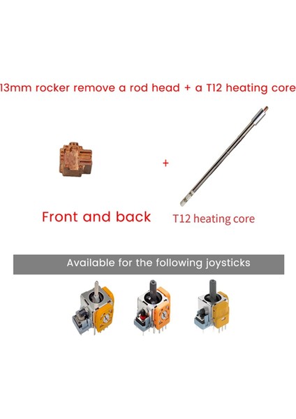 Ps5/ps4/xbox/switch Pro/kontrol Cihazı Joystick'i Için 13 mm Özel Çıkarılabilir Joystick Lehimleme Demiri Ucu T12 Isıtma Çekirdeği (Yurt Dışından) indirimleri