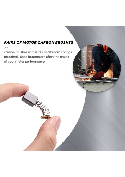 2 Çift 12 x 9 x 6 mm Kömür Fırçası Elektrikli Darbeli Motor Için Elektrikli Alet (Yurt Dışından) fırsatları