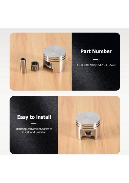 38 mm Piston ve Segmanlar 10 mm Pim Iğneli Rulman Takımı Stihl MS180 018 180 Testere Için Uygundur (Yurt Dışından) fiyatları