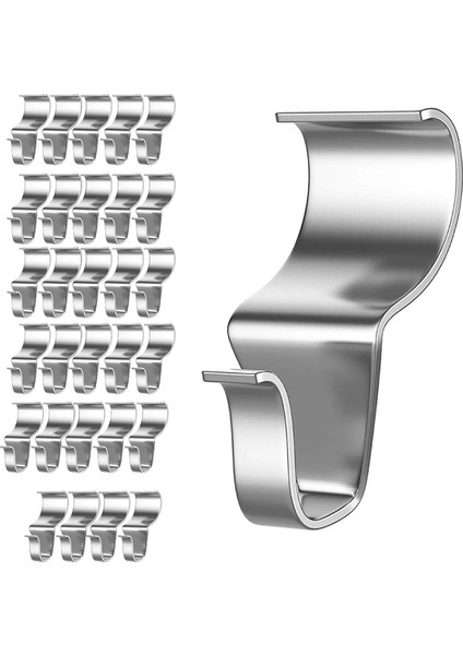 Dış Mekan Asmak Için Vinil Kaplama Kancaları, Kaplama Için Ağır Hizmet Tipi Kancaları Yükseltme 30 Adet (Yurt Dışından)