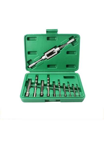 11 Adet Hasarlı Vida Çıkarma Seti, Soyulmuş Veya Kırık Vidaları Kolayca Çıkarır, Cıvata Bağlantı Elemanı, Sağ El Delme Matkap Ucu Seti 3-10 mm (Yurt Dışından)