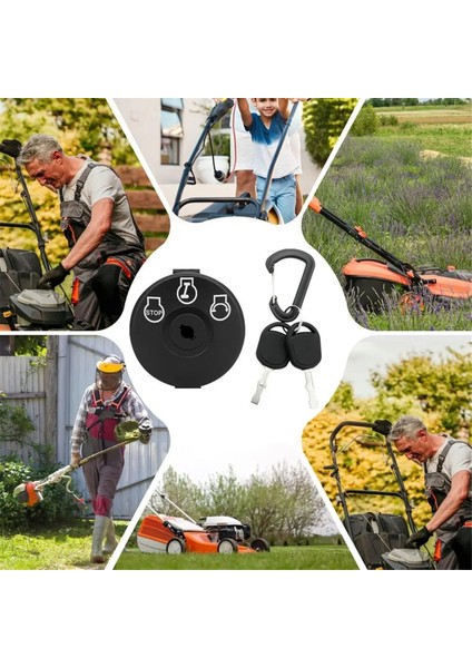 Çim Biçme Traktörü Anahtarlı Ateşleme Biçme Düğmesi Tak ve Çalıştır Çim Biçme Düğmesi Çoğu Çim Biçme Makinesine Kolayca Takılabilir (Yurt Dışından) indirimleri