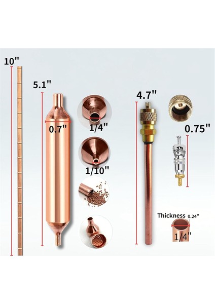 Erişim Servis Vanalı Buzdolabı Filtre Kurutucusu, Soğutma Klima Onarımı Için Fosfor Bronz Kaynak Çubuğu (Yurt Dışından) fiyatları
