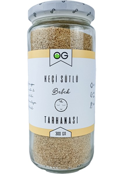 Keçi Sütlü Bebek Tarhanası 300 Gr +6 Ay