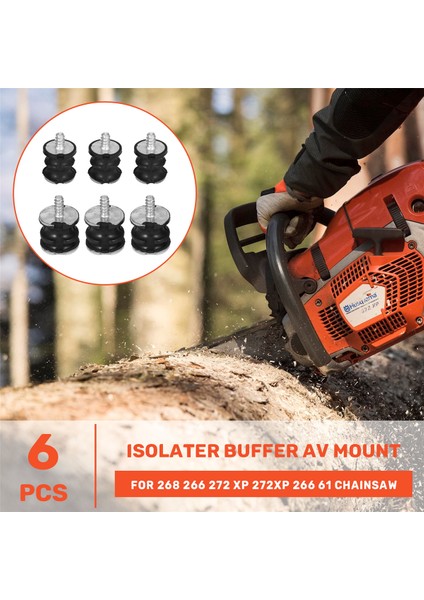 Husqvarna 268, 266, 272 Xp, 272XP, 266, 61 Motorlu Testere Parçaları Için 6 Adet/grup Izolatör Tampon Av Montajı (Yurt Dışından) fırsatları