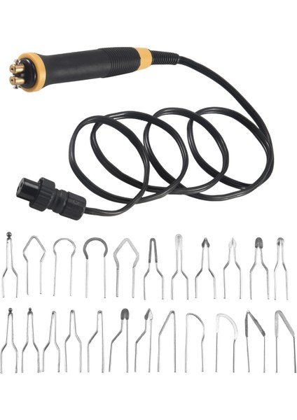 1/adet Elektrokoter Kalem Pirografi Makinesi Sap Lehim Ucu 23/adet Kabak, Tahta, Deri, Kabuk Için (Yurt Dışından) modelleri