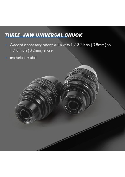 Dremel 4486 Döner Aletler 3000 4000 7700 8200 Için 3 Adet Çok Amaçlı Hızlı Değişim Anahtarsız Mandren Üniversal Mandren Yedek Parçası (Yurt Dışından) indirimleri