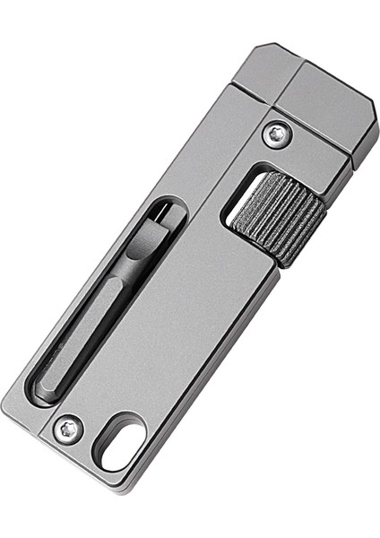 Titanyum Alaşımlı Mini Ayarlanabilir Anahtar, Çok Amaçlı Taşınabilir Tamir Aleti, Dış Mekan Kullanımı Için (Yurt Dışından)