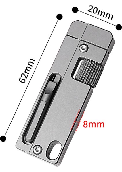 Titanyum Alaşımlı Mini Ayarlanabilir Anahtar, Çok Amaçlı Taşınabilir Tamir Aleti, Dış Mekan Kullanımı Için (Yurt Dışından) fiyatları