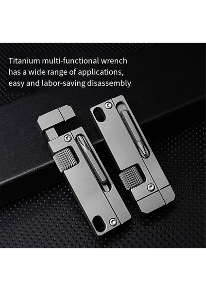 Titanyum Alaşımlı Mini Ayarlanabilir Anahtar, Çok Amaçlı Taşınabilir Tamir Aleti, Dış Mekan Kullanımı Için (Yurt Dışından) modelleri