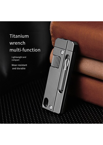 Titanyum Alaşımlı Mini Ayarlanabilir Anahtar, Çok Amaçlı Taşınabilir Tamir Aleti, Dış Mekan Kullanımı Için (Yurt Dışından) fırsatları
