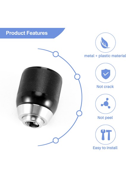 Dewalt DCD797 DCD792 DCD791 DCD790 DC988K DC984KN DCD796 N196034 Elektrikli Alet Aksesuarları Için Anahtarsız Chuck (Yurt Dışından) fiyatları
