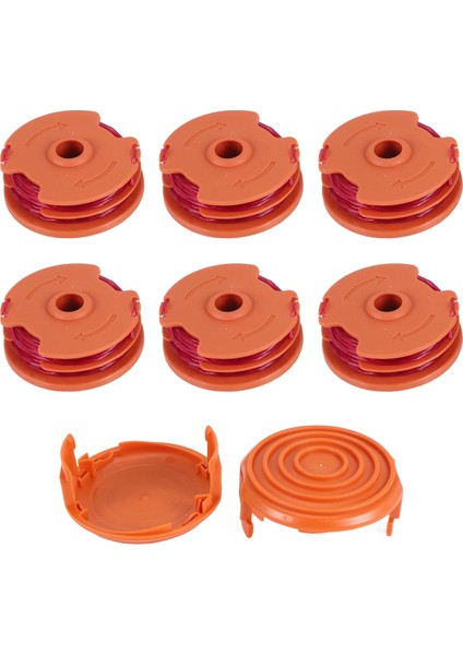 Worx WA0007 WG116 WG119 Misinalı Çim Biçme Makinesi Kenar Kesme Makinesi Makarası Misina Dolumları Parçaları Otomatik Beslemeli Ot Ayıklayıcı Yedek Makaraları (Yurt Dışından) fiyatları