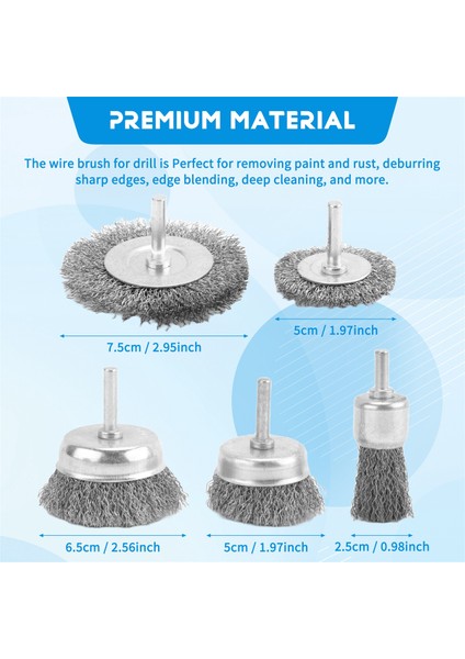 Matkap Için Tel Fırça, Tel Tekerlek Fırçası Bardak Seti, Sıyırma ve Matkap Aparatı (Yurt Dışından) indirimleri