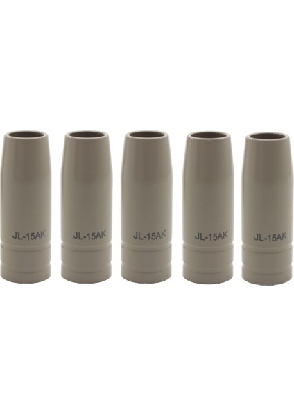 15AK Kaplama Koruma Nozulu Yapışmaz Kaynak Cürufu Avrupa Havasız Gaz Koruma Makinesi Koruyucu Kılıfı 5 Adet (Yurt Dışından)