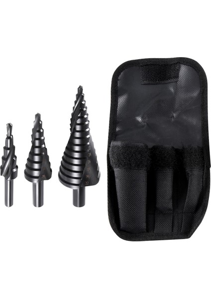 3 Adet 4-32 mm Hss Kobalt Kademeli Matkap Ucu Seti Azot Yüksek Hızlı Çelik Spiral Metal Koni Üç Köşeli Şaft Delik Kesici (Yurt Dışından)