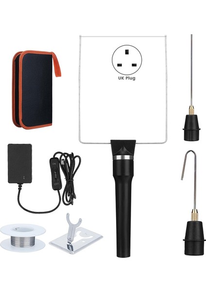 Köpük Kesici Sıcak Tel Bıçağı Köpük Kesici Alet Seti 3'lü Strafor Kesme Makinesi Kalemi, El Sanatları Dıy Ingiltere Fişi (Yurt Dışından) indirimleri