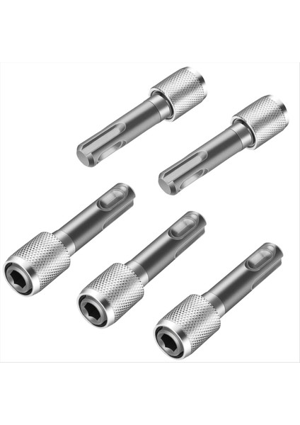 5 Adet Sds-Plus Matkap Ucu Adaptörü, 1/4 Inç Altıgen Soket Matkap Tutucuya (Yurt Dışından)