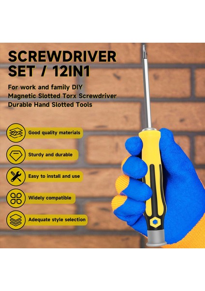 12'si 1 Arada Çok Fonksiyonlu Tornavida Seti Tornavida Özel Şekilli (Yurt Dışından) fırsatları