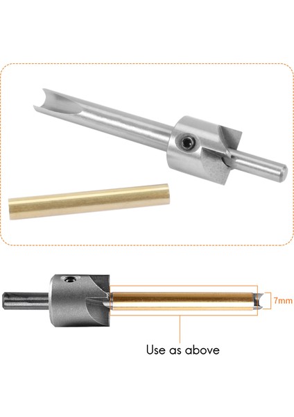 3/4 Inç Kesme Başlığı, 7 Mm, 8 Mm, 3/8 Inç, 10 mm Pilot Şaftlı Kalem Namlu Düzeltme Sistemi, Kalem Namlu Değirmeni Düzeltme Seti (Yurt Dışından) indirimleri