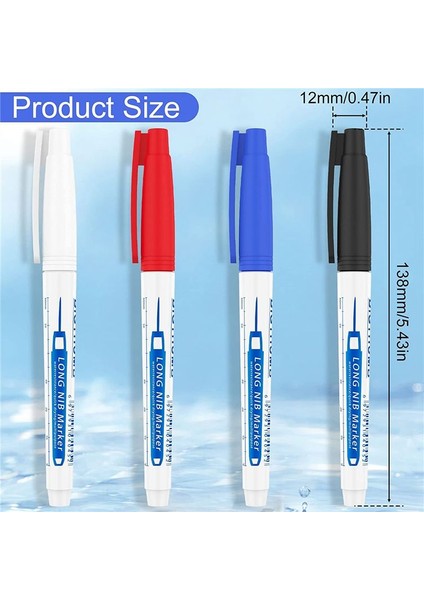 10 Adet Derin Delik Işaretleyici Kalem, Marangozluk Plastik Metal Cam Işaretleme Aracı (Yurt Dışından) modelleri