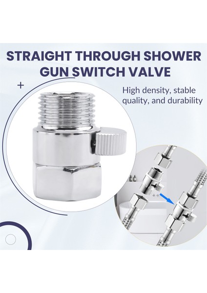 Kaliteli El Duşu ve Bide Akış Kontrol Vanası Banyo Pirinç Anahtar Vanası Tuvalet Bide Musluk Aksesuarları (Yurt Dışından) indirimleri