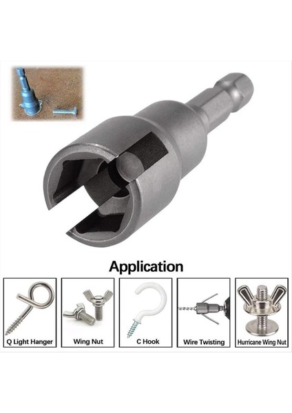 Güç Kanat Somunu Sürücü Bit Seti, Yuva Kanat Somunları Matkap Ucu Derin Soket (Yurt Dışından) modelleri