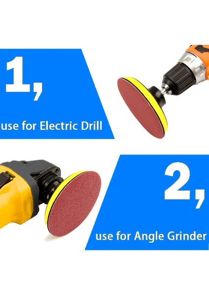 30 Parçalı Matkap Ucu Zımpara Aparatı Zımpara Kağıdı 60/80/100 ve 5 Inç Arka Ped Seti, Elektrikli Kelepçe Diski, Pedli (Yurt Dışından) indirimleri