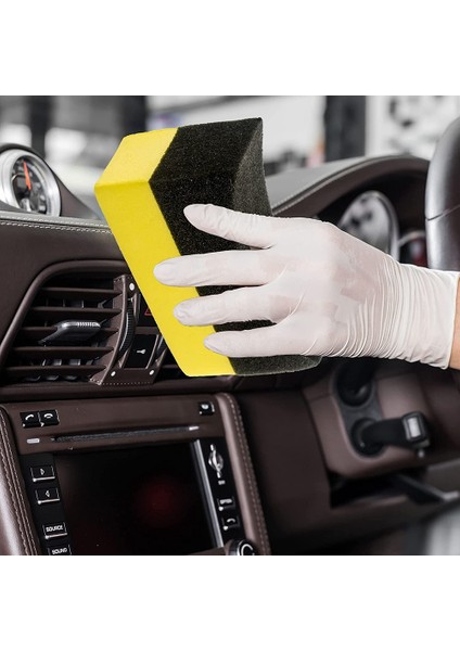 18'li Paket Lastik Parlatma Aplikatör Pedleri Lastik Parlatma Aplikatör Pedleri Araba Camı Boyalı Çelik Için Cila Süngeri (Yurt Dışından) indirimleri