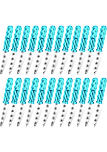100 Adet Mini On Başlı Tornavida, 2,0 mm On Başlı Tornavida Başlığı 45 mm Uzunluk (Yurt Dışından)