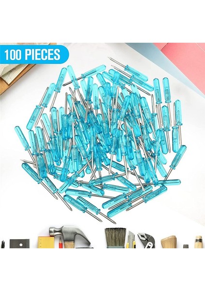 100 Adet Mini On Başlı Tornavida, 2,0 mm On Başlı Tornavida Başlığı 45 mm Uzunluk (Yurt Dışından) fırsatları